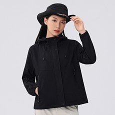 【小個子顯瘦】衝鋒衣女 外套女 防風外套 連帽外套 寬鬆外套 潮流女裝 防潑水透氣 春季新款 戶外通勤兩穿