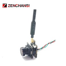 有貨穿越機5.8G圖傳一體攝像頭100mW可調功率 玩具車fpv改裝 通電即用 航模 配件 零件 diy, 1個, 100mW一體機