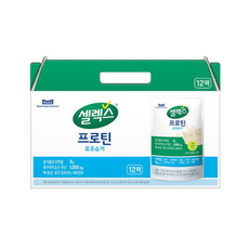 메일유업 셀렉스 프로틴 로우슈거 파우치 12팩, 125ml, 12세트