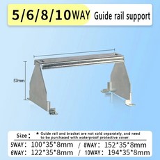 IP67 투명 방수 보호 창 커버 회로 차단기 스위치 박스 보호 전기 정션 박스 패널 2 18 웨이, Accessories 2