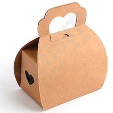 예쁜 손잡이 쇼핑백 크라프트 선물용 포장 종이가방 답례품 기념품 선물백 박스, 색상, 화이트