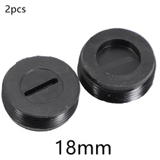 전기 해머 그라인더 핸드 용 2개 13-22mm 블랙 카본 브러시 홀더 캡 커버 교체 부품, 03 18mm