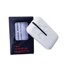 4 in 1 방수 280-868mhz 다중 주파수 자동 프로그래밍 범용 무선 게이트 롤링 코드 차고 문 원격 제어, 1.WHITE, 1개