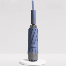 투니스 심플 트렌디 3단 자동 우산, 블루