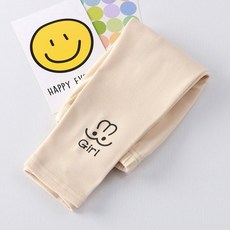 萱寶媽咪 女童兔子印花彈力內搭褲