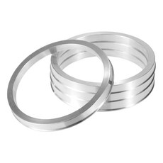 XAUTOHAUX 4 개 세트 OD 106.1mm ~ 알루미늄 합금 자동차 허브 센트릭 링 휠 보어 센터 스페이서, 34 내경 106.1mm 외경 93.1mm