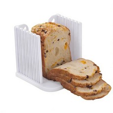 홈메이드 빵용 슬라이서 조절 가능한 슬라이서 토스트 커팅 플라스틱 가이드 접이식 주방용 슬라이싱 덩어리 커터