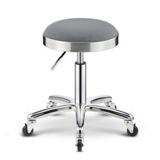 스텐 스툴 의자 발톱 철 단일 블랙 이동식 인테리어 진료 간이 미용실, 1개, BA. 회색 단일 원 광동 발톱