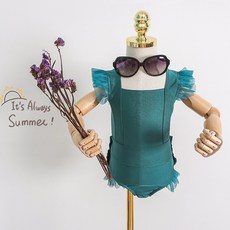 리틀오즈 유아동 블러썸 원피스 수영복