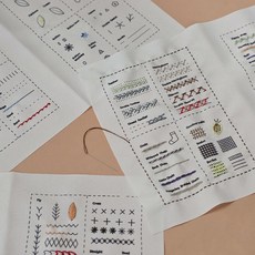 수예자수 연습패키지 프랑스자수입문세트