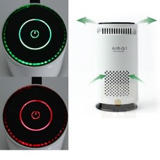 조은데이 3중필터 에어큐원 차량용 공기청정기(화이트) 신차 집 상쾌