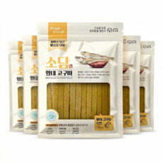 10억 유산균 담은 소담 황태 고구마 치즈 스틱 강아지 간식 노령견 프리미엄 부드러운 져키 고단백 저지방 면역 보양식 기력회복, 1개, 100g, [부드러운]10억 유산균 칭찬 간식