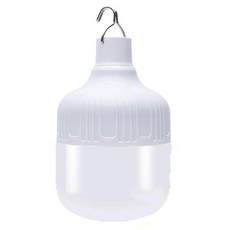 LED掛鉤燈泡 節能便攜 無線設計 柔和照明 戶外室內皆適用, 白光, 1個