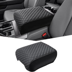 SOMOAAI 포드 F150 2021-2025와 호환되는 센터 콘솔 쿠션 커버 액세서리 버킷 시트