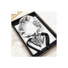 [주름 스카프 추가] 봄 여름 실크 헤링본 주름 인견 스카프 80종 / 70x70 데일리 정사각 롱스카프 플리츠