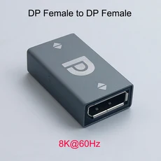 YuXi 4K 디스플레이 포트미니 어댑터 DPDP 케이블 익스텐더 프로젝터 노트북 PC TV 모니터 변환기용, 01 DP FF