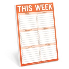Knock Knock This Week Pad 할 일 노트 패드 15.2 x 22.9cm(6 x 9인치), Knock Knock This Week Pad, 할 일