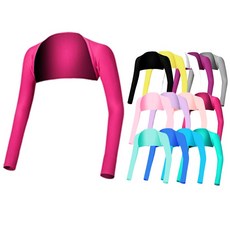 【海夫健康生活館】MEGA COOUV 日本技術 抗UV 冰感 防曬 披肩式 袖套(UV-F506), 薄荷綠-M, 1個