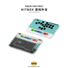 DOIO KBGM-H06 PRO+ 유선 히트박스 아케이드 컨트롤러 (알루미늄 합금) - PC 격투 게임용 업그레이드 가능, 02 Spraying process