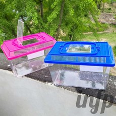 인프마켓 곤충 채집통 달팽이집 어항케이스 물고기채집, 핑크