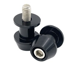 범용 CNC 스윙 스풀 슬라이더 스탠드 보빈 볼트 오토바이 액세서리 10mm, Black, 1개