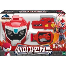 미니특공대 슈퍼공룡파워새미가면세트, 혼합색상