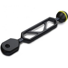 스카이샤크 6인치 알루미늄 합금 수중 연장 암 1인치 볼 투 YS 헤드 어댑터 다이빙 플래시라이트 마운트 커넥터 CNC 시스템용 스트로브 비디오 라이트 카메라 트레이, YS 6 inch