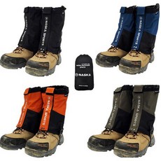 (주)에이스샵 프리미엄 숏 스패츠(파우치포함) 사계절 발토시 아웃도어 심마니 각반, 블랙