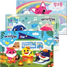 핑크퐁 아기상어 미니 판퍼즐 3종세트, 1개