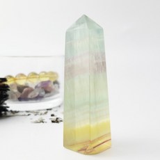 螢石柱 白17 哈密瓜 千層 絲質 黃螢石 綠螢石 粉螢石 透明螢石