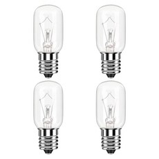 가전제품 냉장고용 전자레인지 전구 스토브 레인지 후드 위 라바 램프 T8 40와트 125V E17 중간 베이스 웜 화이트 교체용 8206232A 1890433 AP45126, 40.0 Watts