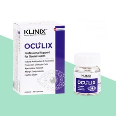 [클리닉스] OCULIX 오큘릭스 30캡슐 안과 보조제 강아지 고양이, 30회분, 눈/인지, 1개