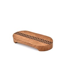 ECLATIS Bhavatu 비누 접시 아카시아 나무 직사각형 우아한 조리대 효율적인 수납 정리함 - 비누 스폰지 및 액세서리를 위한 자연스러운 디스플레이 모던 키친 주방 욕, 1