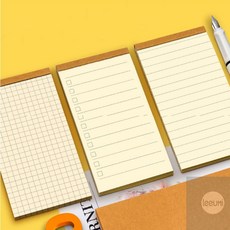 리우미 찢어쓰는 디자인 메모지 말풍선메모, 바둑판