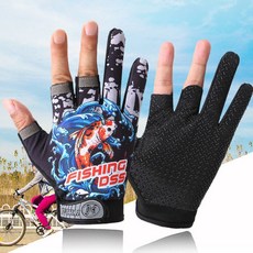 CH1734507 3컷낚시장갑, 낚시장갑FIS 블루, 1개, 선택사항_낚시장갑FIS 블루