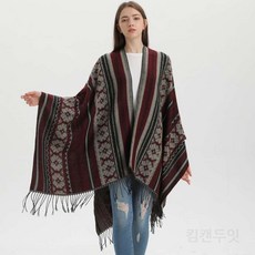 케이프숄 망토 여성 숄케이프 케이프 빈티지 판초 K14