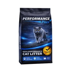 PERFORMANCE Plus 高性能貓砂, 14kg, 1包, 無塵黑金砂