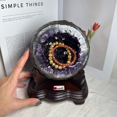 烏拉圭聚寶洞68號 4.41kg 可放手珠 手串 烏拉圭紫晶洞 水晶批發, 1個, 烏拉圭68號4.41kg