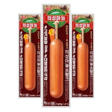 롯데햄 의성마늘 프랑크 소시지 70g, 20개