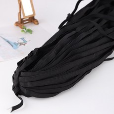 짱패브릭 (1롤)고무줄고무밴드-4골 6골 10골, 블랙(10골), 1개