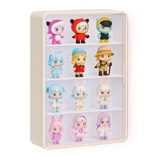 玩具模型展示盒 盲盒收納盒 防塵展示架 玩偶收納盒 透明多層收納展示架, 1個