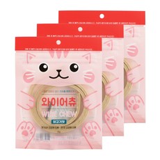 캣츠모리 와이어츄 닭고기맛 고양이껌 간식 고양이 입냄새 치석제거, 15g, 3개