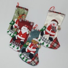 크리스마스 홈파티 산타 양말주머니, 상세페이지 참조, 1