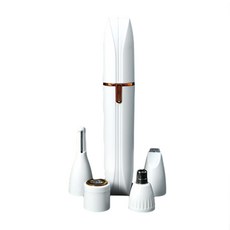 四合一電動剃鬚刀修剪器 防水便攜迷你剃毛器, 白色, 四合一修眉老款USB充電