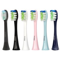 식스비 음파전동칫솔 전용 칫솔모, 일반형 인디핑크칫솔모, 2Ea