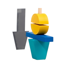 旭陽教育用品社 3D立體構建空間桌遊教具 影子積木 早教拼裝玩具 附題目本, 多色, 1個