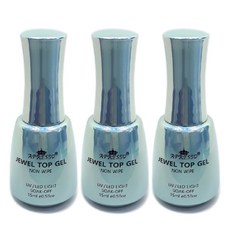 아쁘레쑤 보석 탑젤 / 고광택 퍼펙트 넌와이프 타입 / 젤네일 젤폴리쉬, 3개