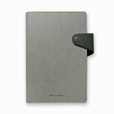 DATA MATE A6 萬用手冊 6孔夾活頁手冊, 1個, DM-736 雲灰色, 雲灰色