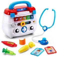 英國 【Vtech】小醫生互動學習組 公司貨 醫生玩具, 1個, Multicolor