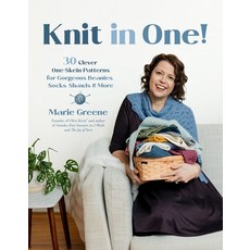 (영문도서)Knit in One!: 30 Clever One-Skein Patterns for Gorgeous Beanies Socks Shawls &... Paperback, Page Street Publishing, English, 9798890033222 Page Street Publishing, English, 9798890033222